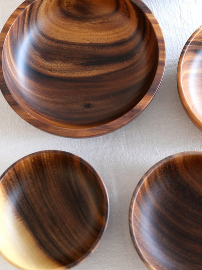 Acacia Wooden Bowl Set