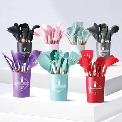 Silicone Kitchen Utensil Set