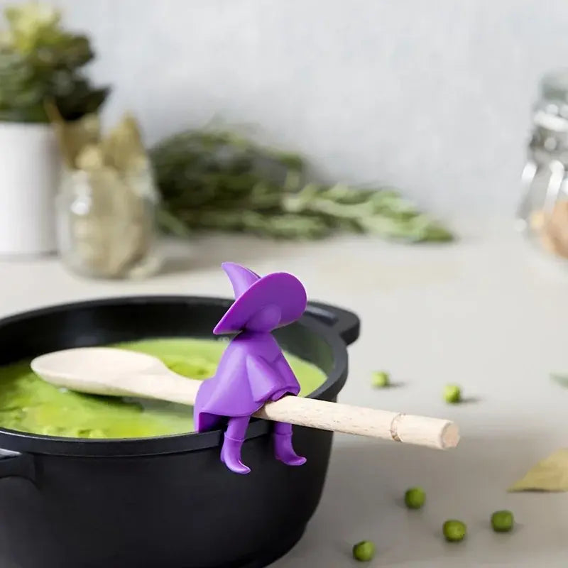 Heat Resistant Silicone Kitchen Spoon Holder