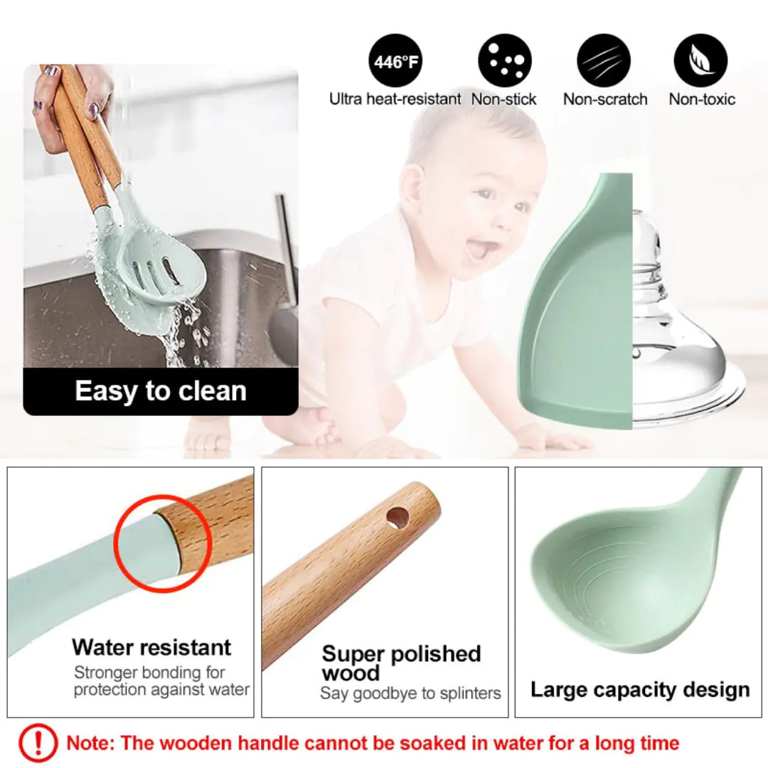 Silicone Kitchen Utensil Set