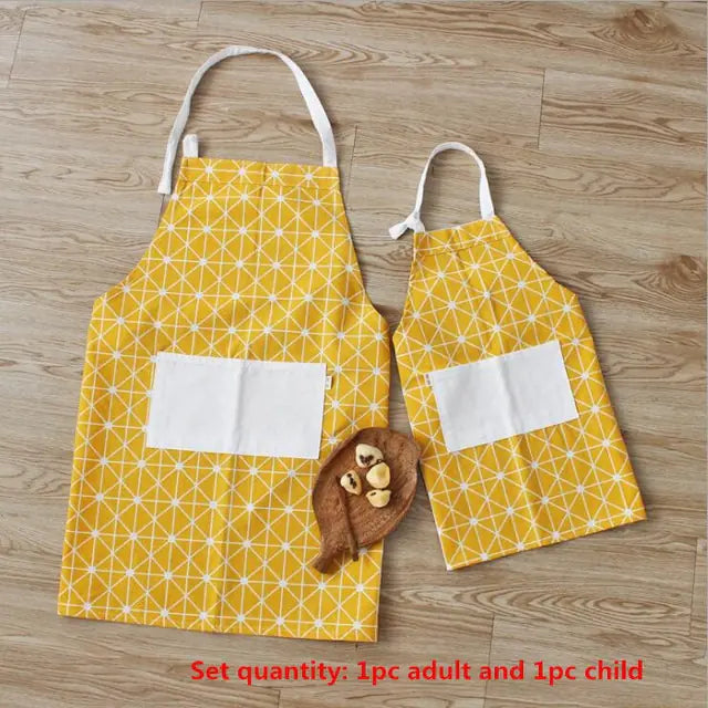 Parent & Child Matching Adjustable Aprons